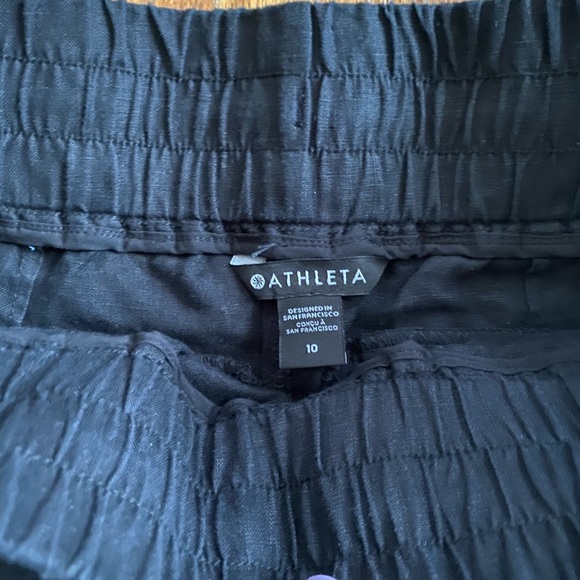 Comfy Polished Athleta Cabo Linen Jogger 10 - Picture 5 of 8